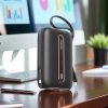 Lítill og öflugur 22,5W hleðslubanki með 20.000mAh rafhlöðu & innbyggðum USB-C & Lightning snúrum